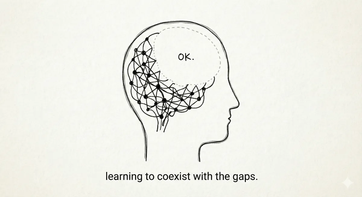 accepting that you wont know it all